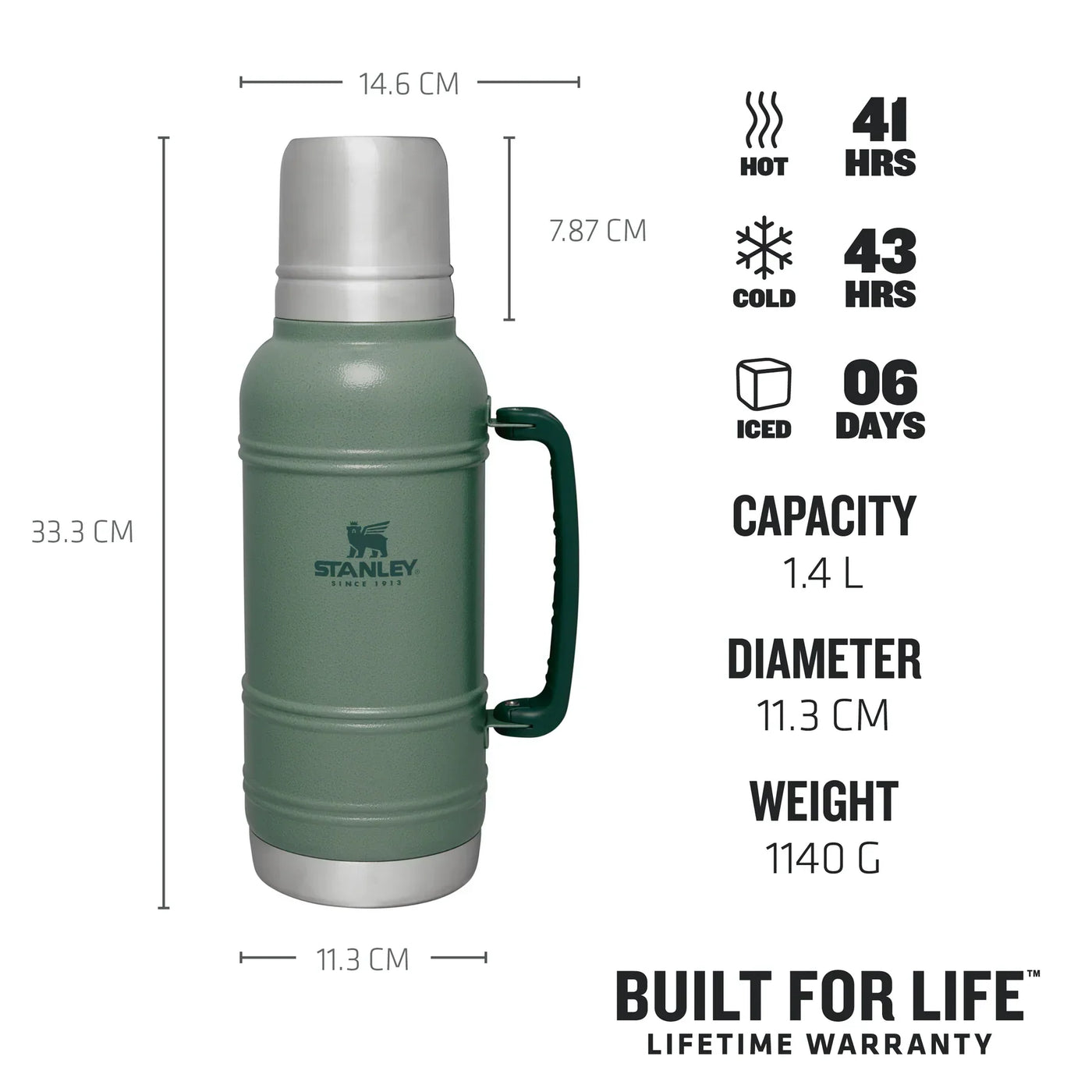 Stanley The Artisan Thermal Bottle | 1.4L