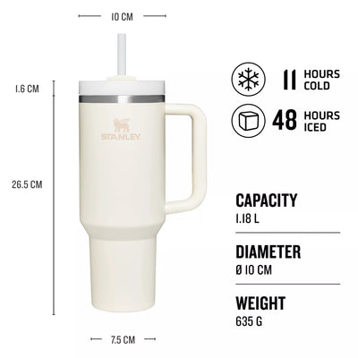 Stanley Quencher H2.0 Flowstate™ Tumbler | 40 OZ / 1.2L ( Rose Quartz)