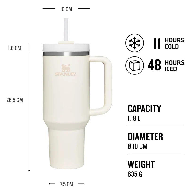 Stanley Quencher H2.0 Flowstate™ Tumbler | 40 OZ / 1.2L (Cream)