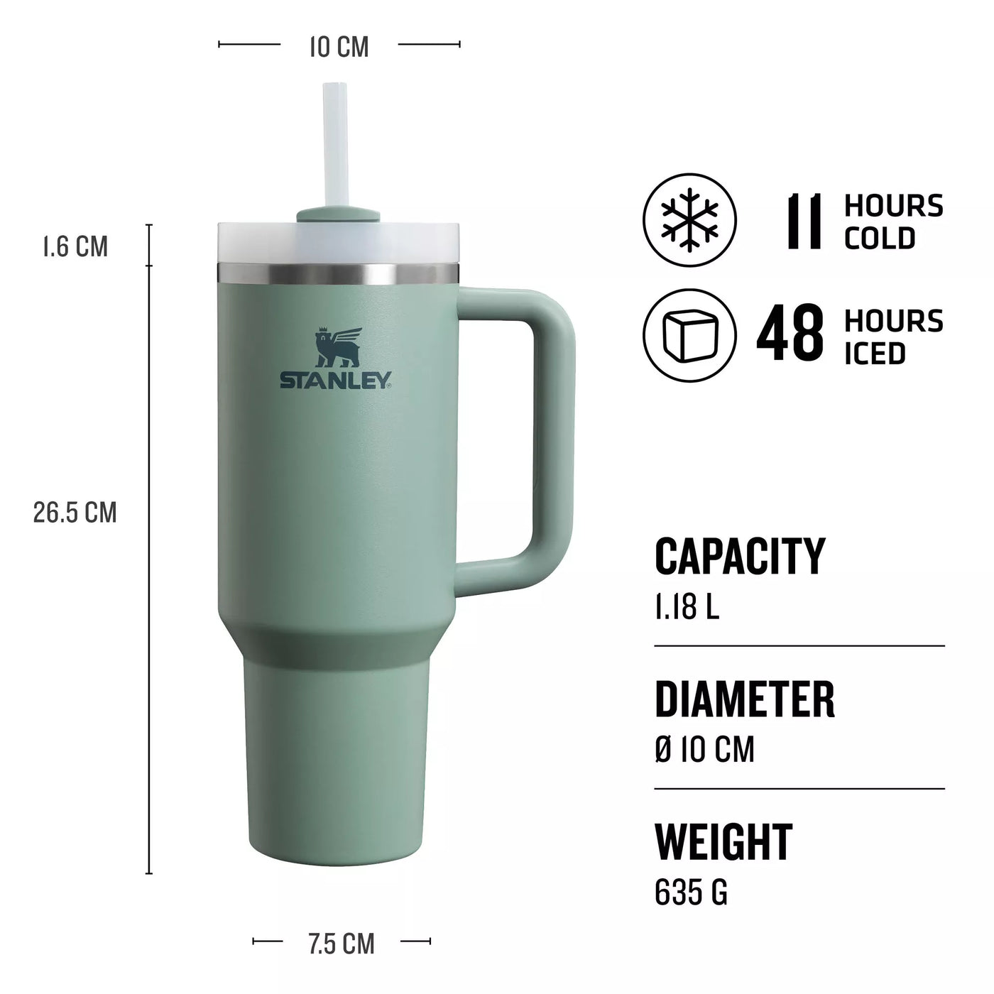 Stanley Quencher H2.0 Flowstate™ Tumbler | 40 OZ / 1.2L ( Rose Quartz)