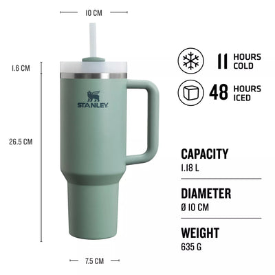 Stanley Quencher H2.0 Flowstate™ Tumbler | 40 OZ / 1.2L ( Rose Quartz)