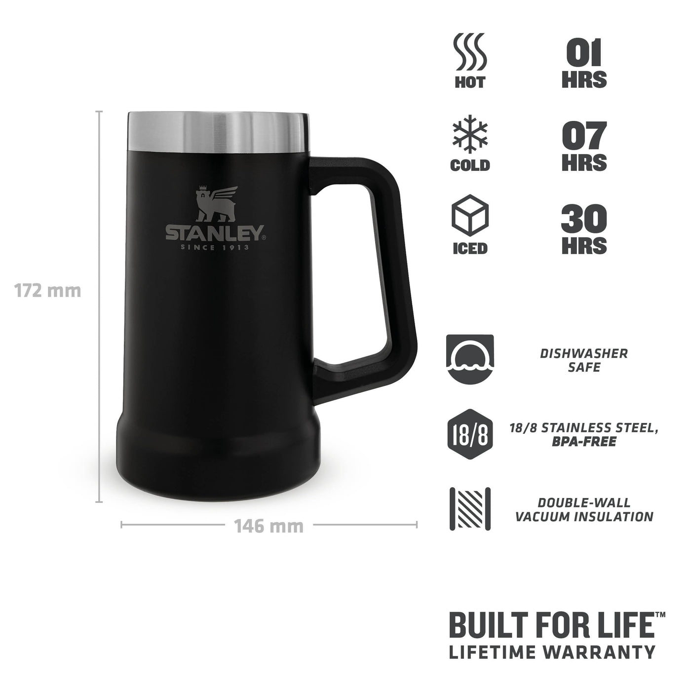 Stanley Adventure Big Grip Beer Stein | 0.70L