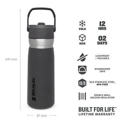 Stanley Go Flip Straw Water Bottle | 0.65L