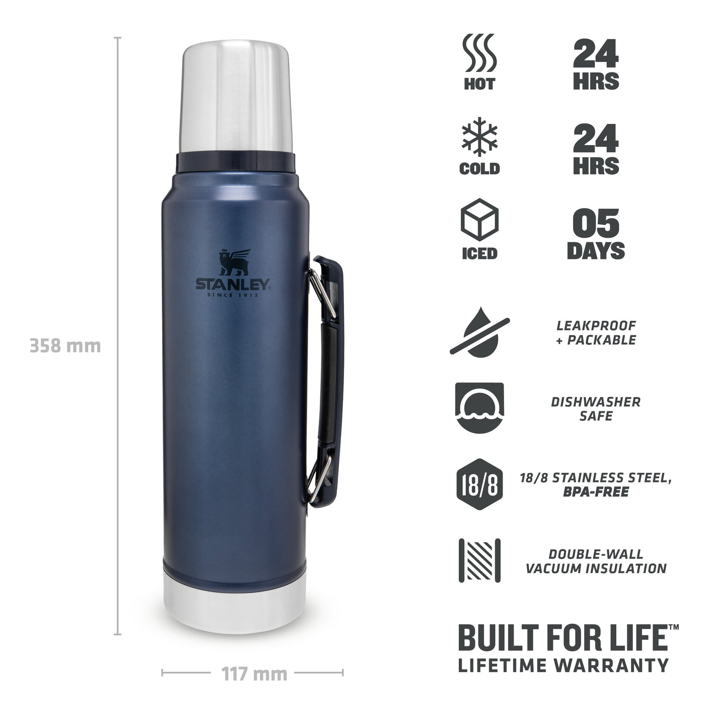 Stanley Classic Legendary Bottle | 1.0L