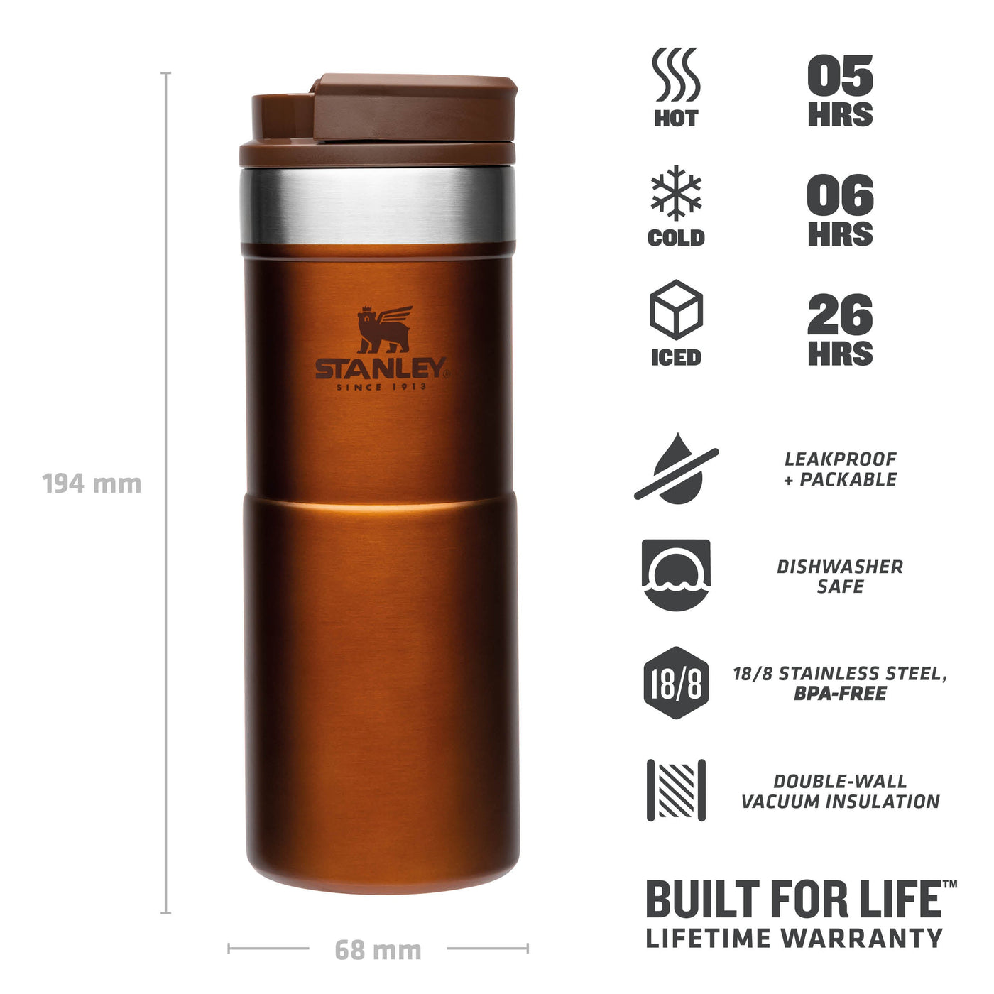 Stanley Classic NeverLeak™ Travel Mug | 0.35L