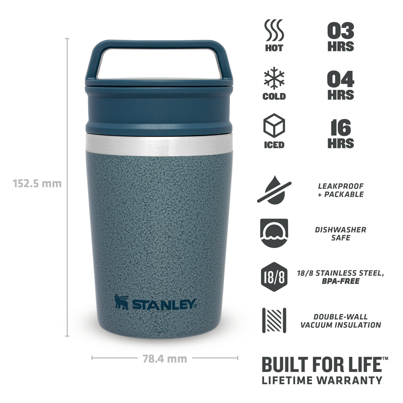 Stanley Adventure Shortstack Travel Mug | 0.23L