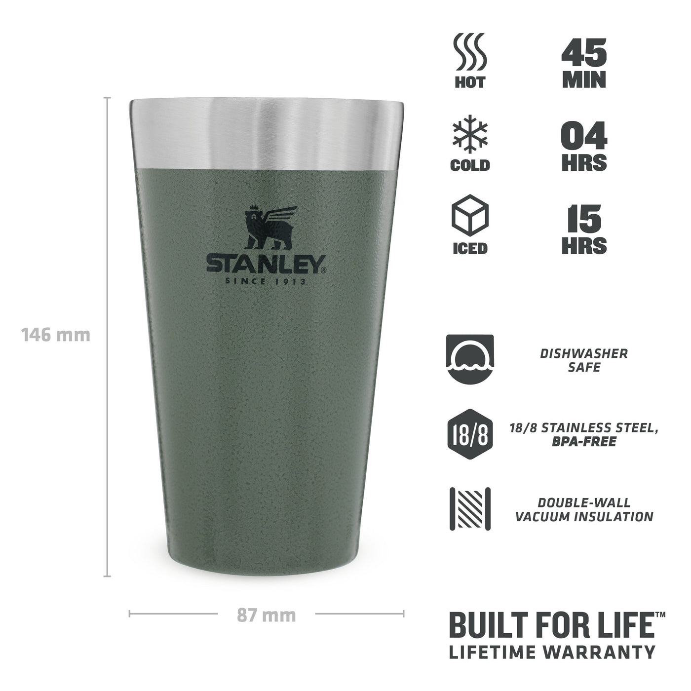 Stanley Adventure Stacking Beer Pint | 0.47L