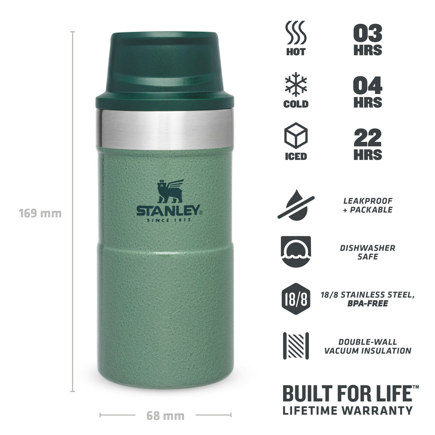 Stanley Classic Trigger Action Travel Mug | 0.25L