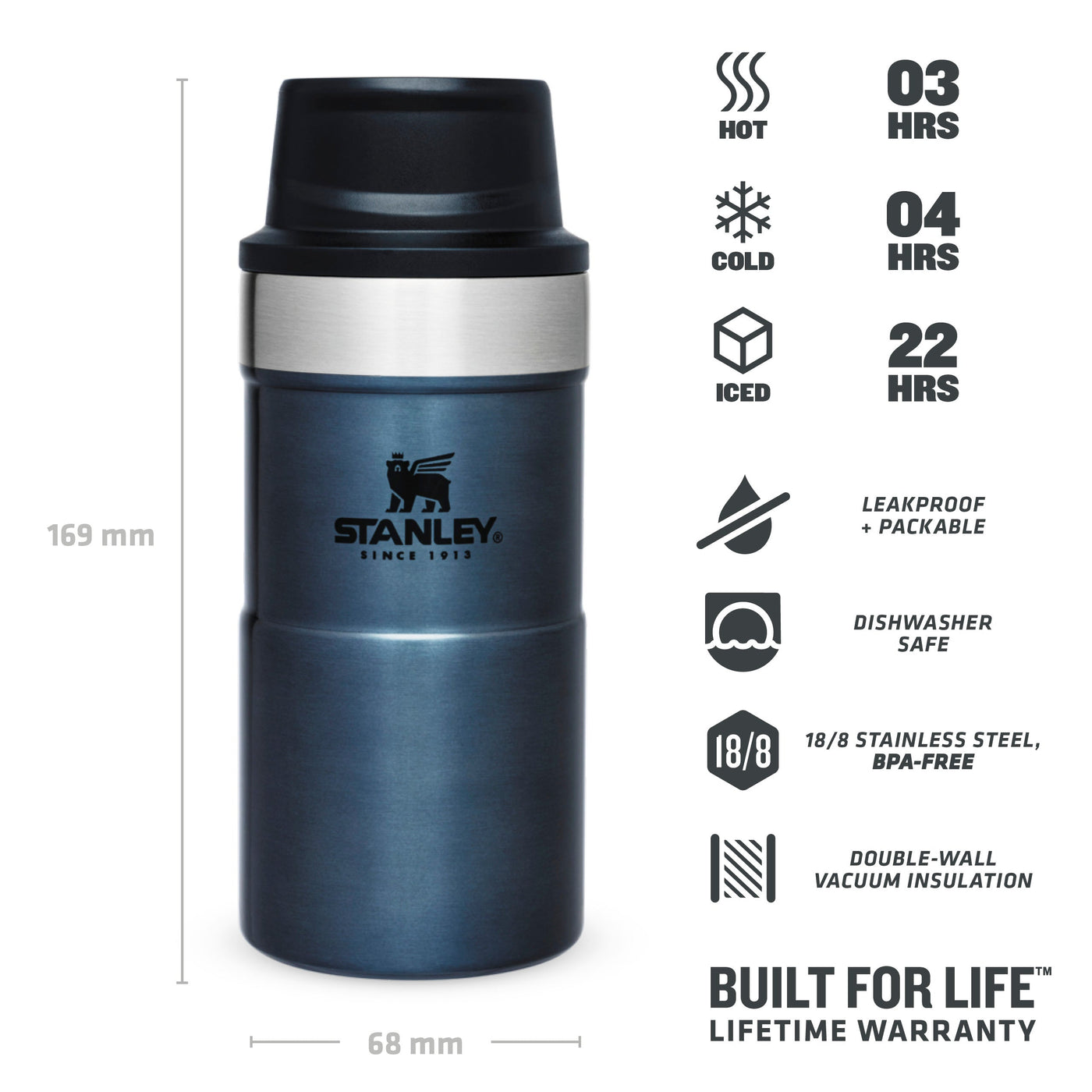 Stanley Classic Trigger Action Travel Mug | 0.25L