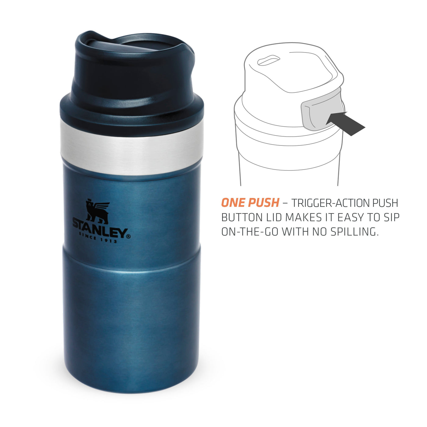 Stanley Classic Trigger Action Travel Mug | 0.25L