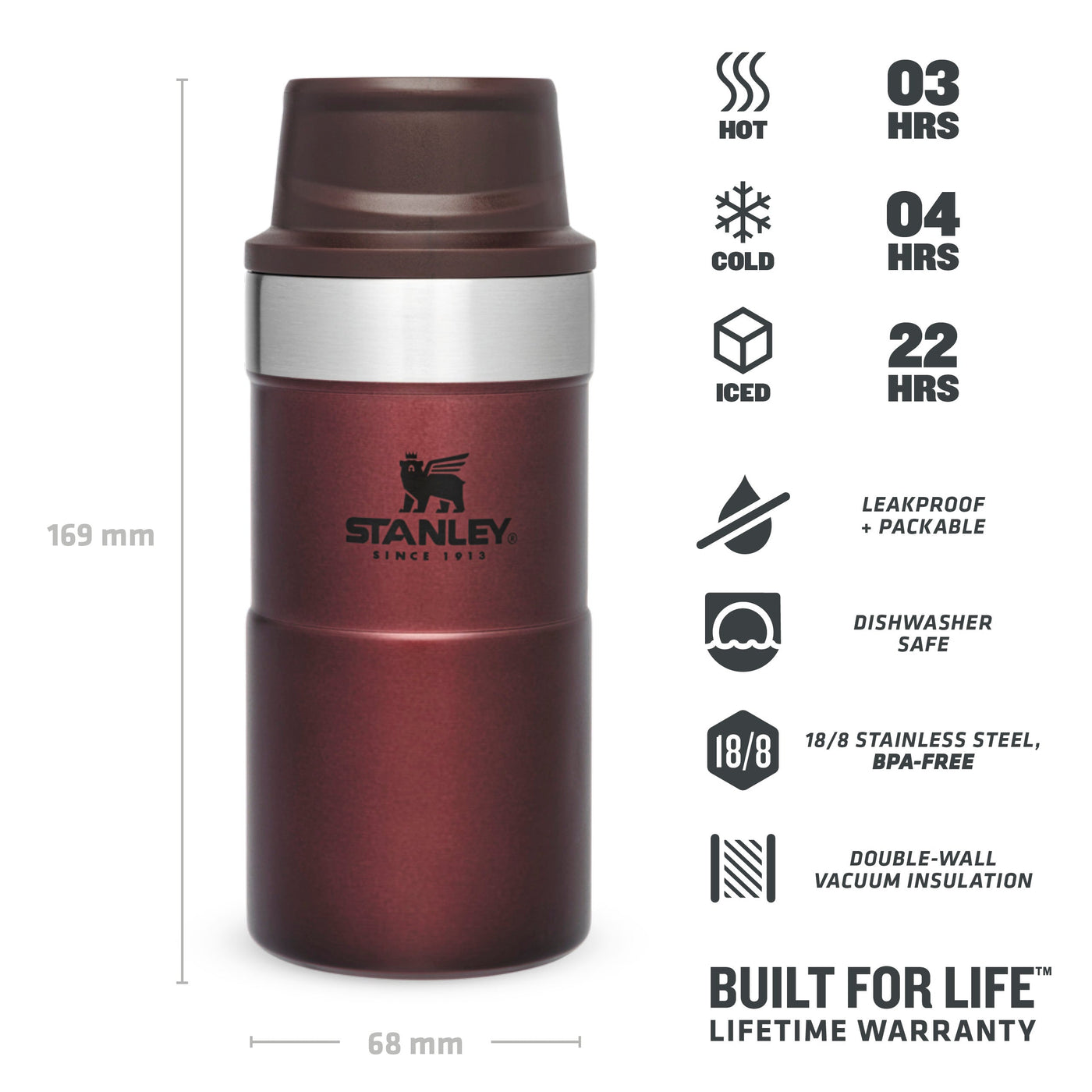 Stanley Classic Trigger Action Travel Mug | 0.25L