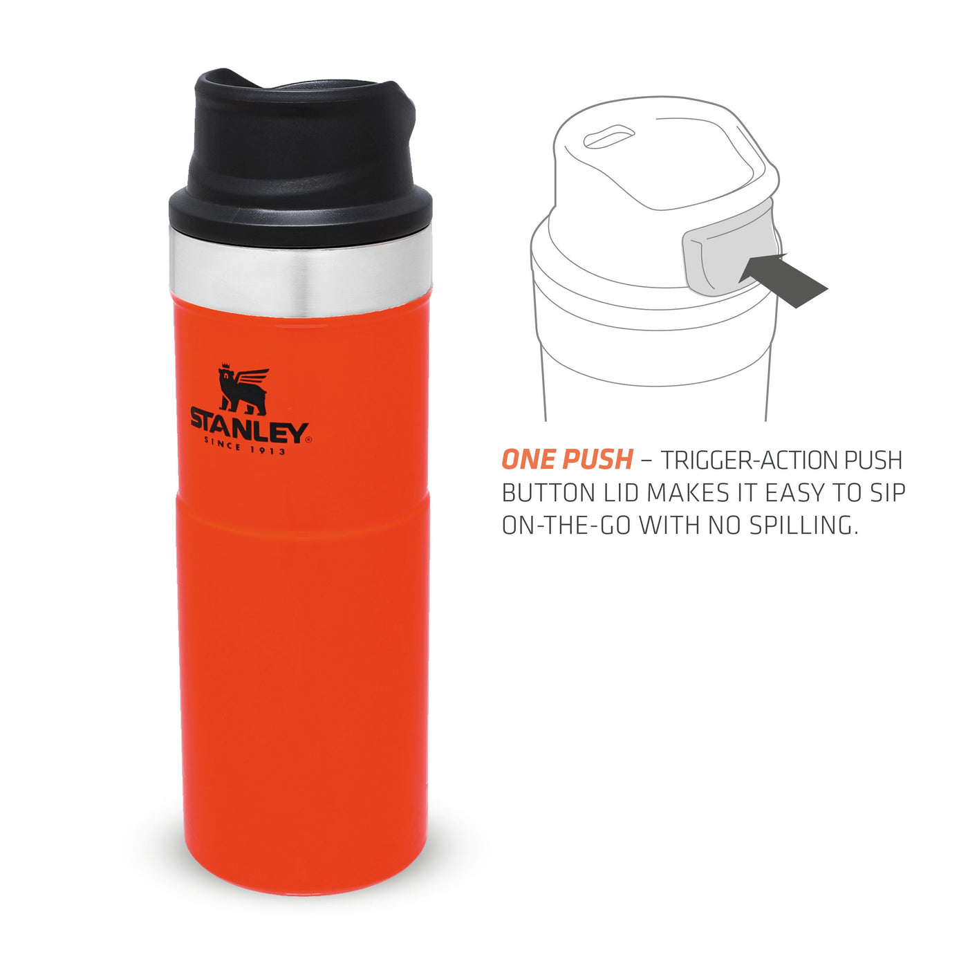 Stanley Classic Trigger Action Travel Mug | 0.47L